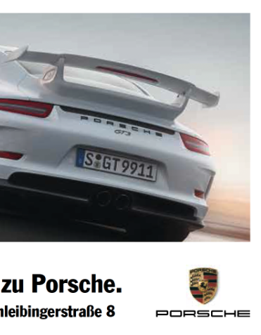 Porsche Zentrum München – Außenwerbung